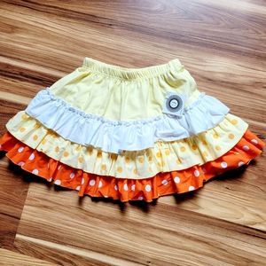 6T Girls Halloween Frill Skirt